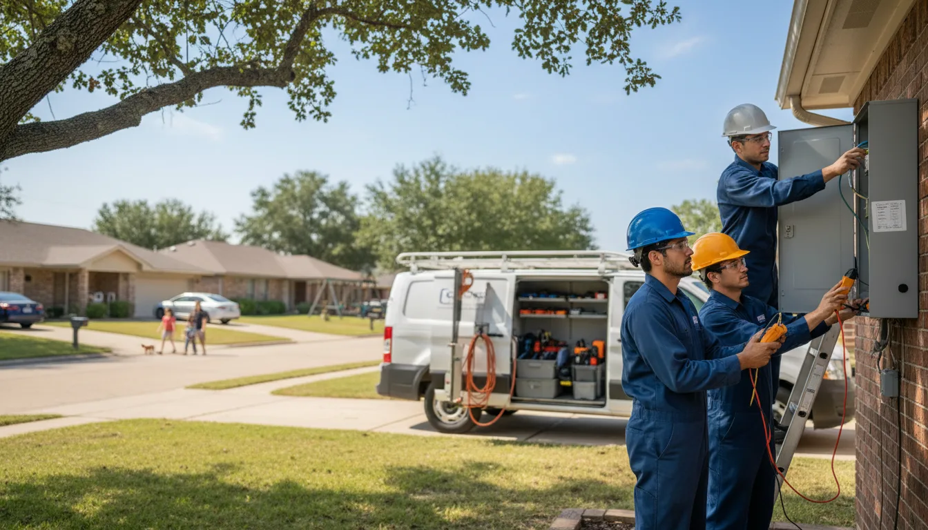 Certified electrician providing emergency electrical services in Coleridge, NE